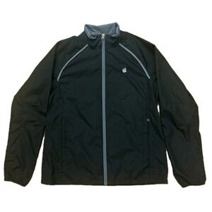 Apple Employee Soft Shell Jacket Womens size Small Windbreaker Full Zip‎ Pockets